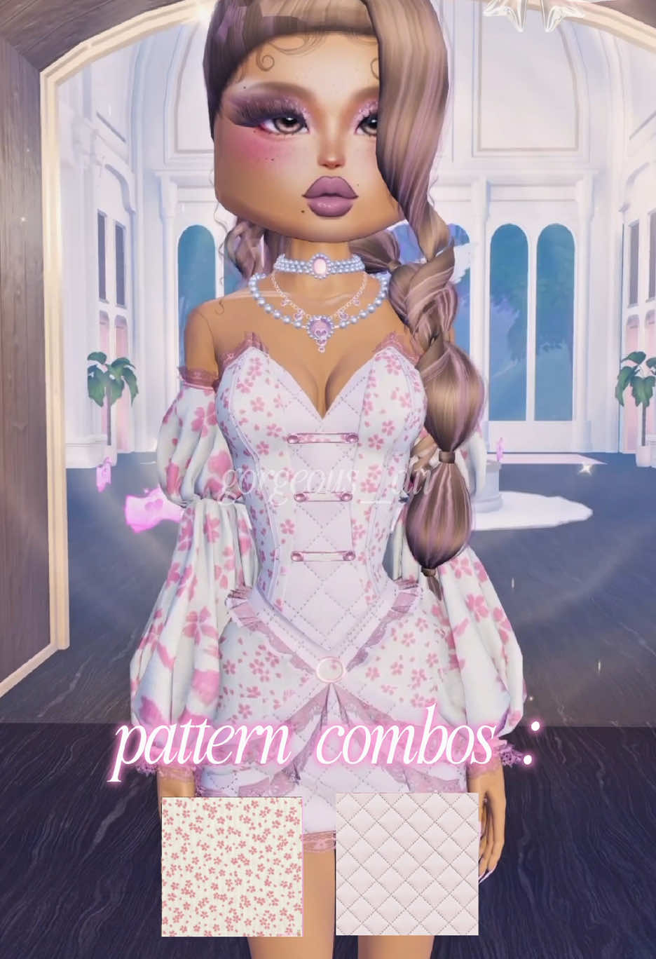 Easy pattern combos for you ! 🤍👚🎀 I’m really bad at doing pattern combos though so these are really simple 😭 I still think they’re super cute, for some reason I can never come up with a good combo when I actually want to make a fit 😞 really admire the top models who make the BEST PATTERN COMBOS EVER on their fits like it’s nothing 😫 I’m considering making vid/posts for the makeup and hair combos, should I ? 🫶🏻 @Dress To Impress ❤️ 🤍 ‧₊˚ ✧˖*°࿐ You may use this inspo for your own outfits WITH CREDITS ! 🤍 If you think I won’t see you copied me because you are a small creator/or for other reasons, trust that I eventually will see that you copied me. The same goes for content stealing. I do not steal nor repost any content from creators without giving credit and I expect the same treatment. 🤍 Any stolen/copied content will immediately be reported. ⚠️ Please stay respectful in the comments, if you think my outfits are ugly/too much/not enough, please keep it to yourself, words leave an impact on people. ‧₊˚ ✧˖*°࿐ #roblox #dresstoimpressroblox #dresstoimpress #dresstoimpressoutfits #dti #dtiroblox #fyp 