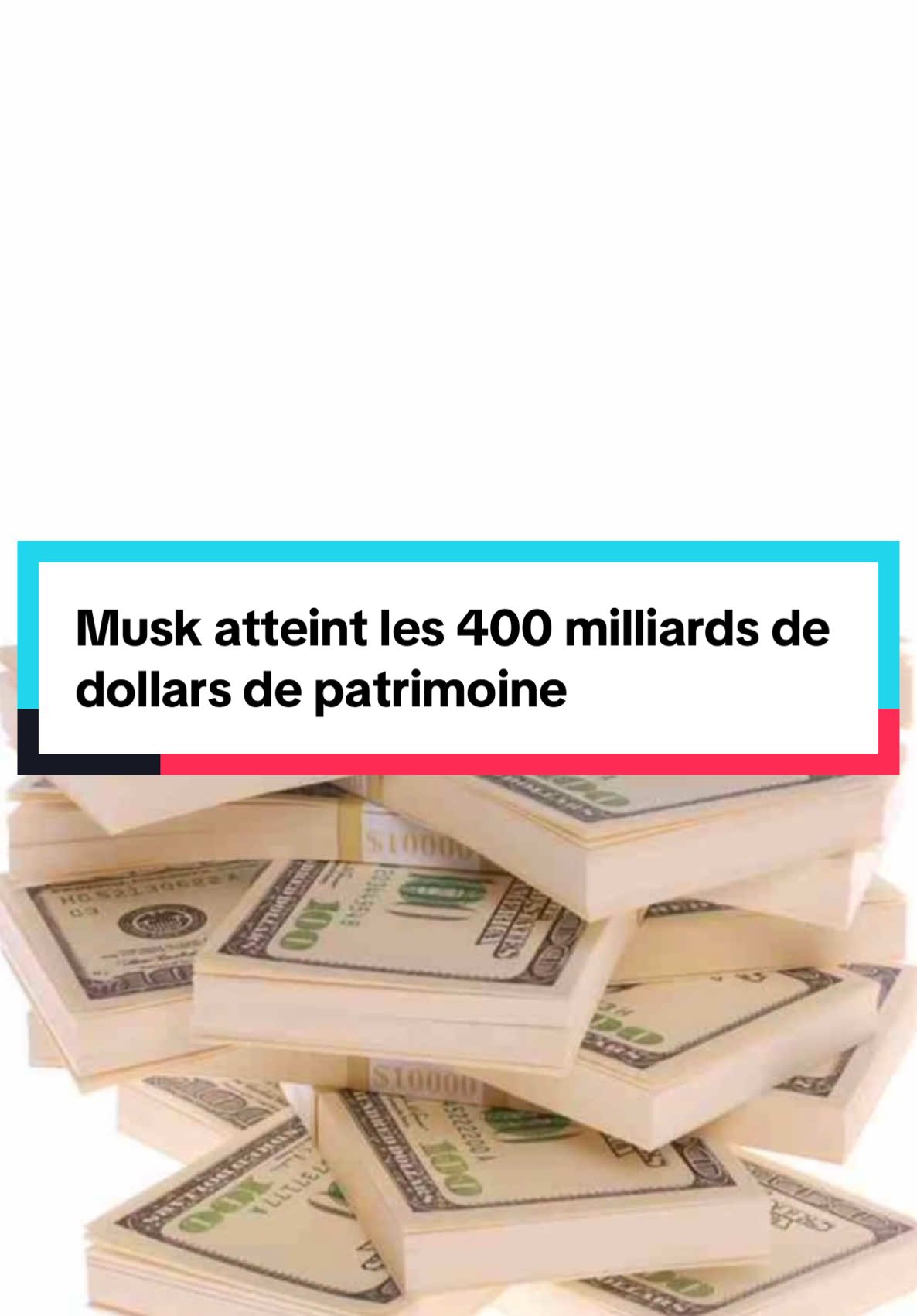 🚨 Elon Musk dépasse les 400 milliards de dollars de patrimoine  Abonne-toi 👀 #finance #france #information #economie #actualité #politique #ApprendreSurTiktok 