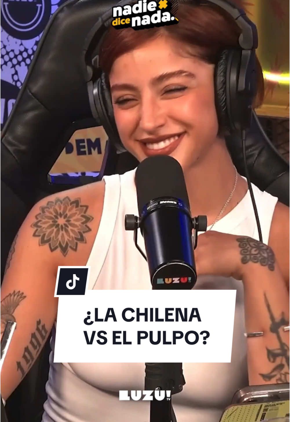 ¿LA CHILENA VS EL PULPO? 💀 #chilena #pulpo #ndn #nadiedicenada #luzutv 