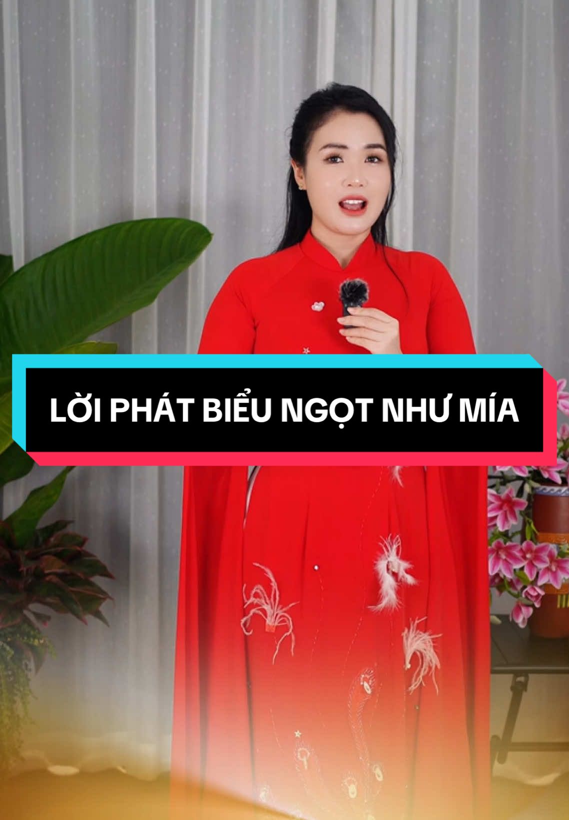 LỜI PHÁT BIỂU NGỌT NHƯ MÍA #mc #hocmc #daotaohocvien #mauphatbieu 