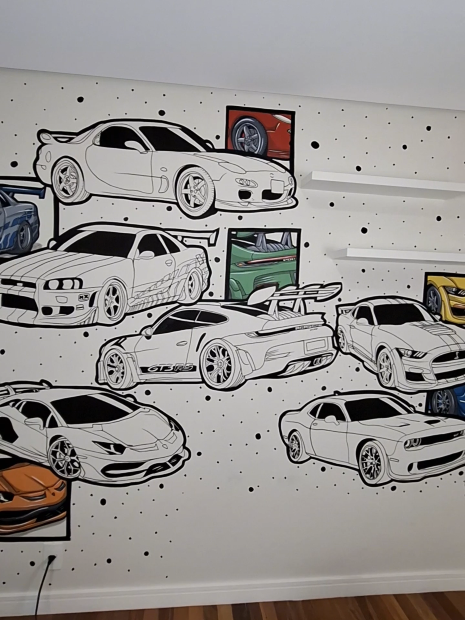 Olha só esse desenho!! ##artist #art #fastandfurious #carros