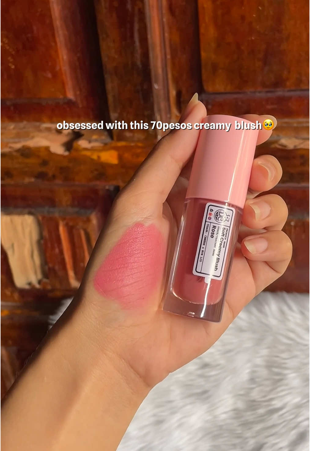 already found this creamy blush on i bought for 73pesos only🥹💙 #creamyblush #blushon #liquidblush #softcreamyblush #dcformulations #dcformulationsblush #pinkblush 