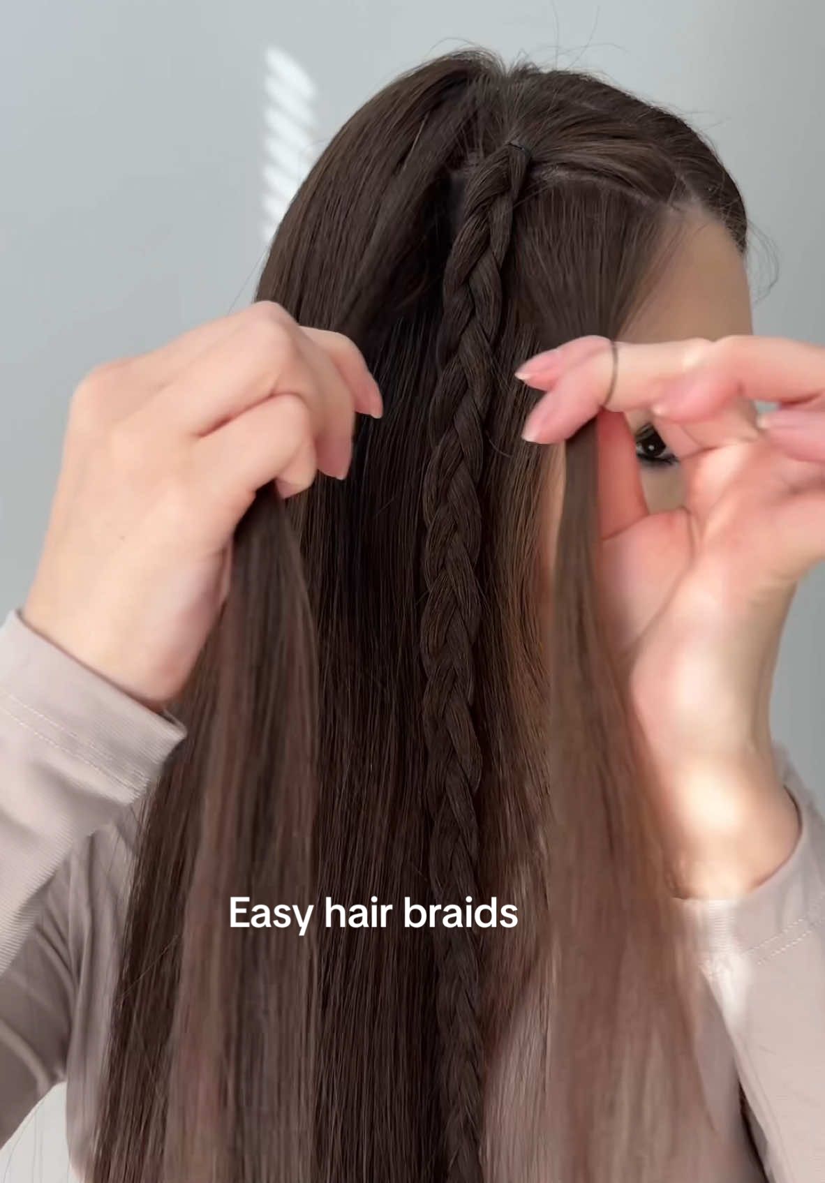 Easy hair braids try out #hack #hair #tutorial #fypシ 