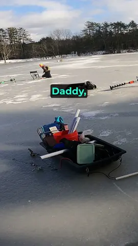 It's the LITTLE moment's that are the BIGGEST! #icefishing #son #fishinglife #fishlife #Outdoors #fypシ゚