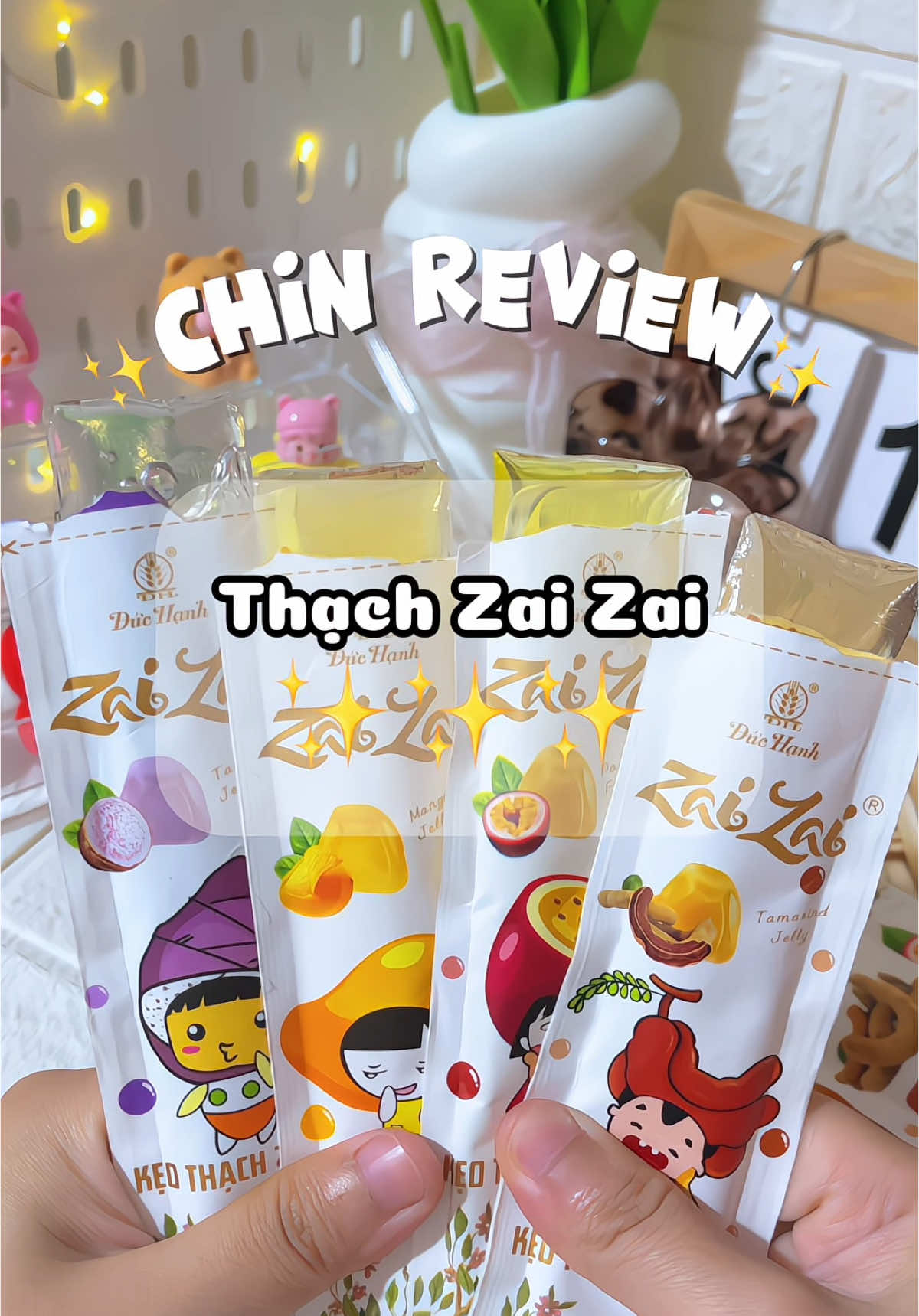 Dai dai giòn giòn😋 #review #thachzaizai #thạch #anvat #chinthichreview #xuhuong 