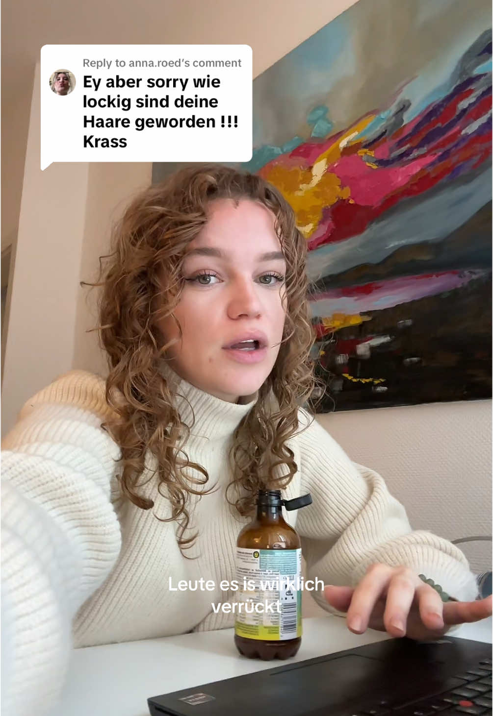 Replying to @anna.roed Bin bisschen erkältet don‘t mind my voice aber wirklich kann euch das nur empfehlen #curlyhairroutine #fyp #tiktokdeutschland #locken #lockenpflege #curlygirl #randomthoughts 