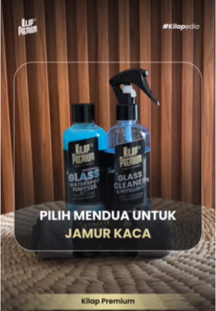 MENDUA YANG MENGUNTUNGKAN!🤣  Ini dia duo combo untuk kaca mobil yang bikin kaca bersih dan anti kerak air Pertama hilangkan dulu jamur kacanya pake Hydrogel Glass Waterspot Remover. Untuk perawatan sehari hari dan efek anti airnya, semprotkan dengan Glass Cleaner and Water Repellent. Beda dengan Hydrogel, Glass Cleaner bisa kamu pakai sehari-hari untuk cegah jamur air nempel di kaca sob Kaca bersih dan terlindung dari terbentuknya jamur kaca. Dapatkan kedua produknya sekarang! ----------------------------------------- Pembersih Kaca, Pembersih Jamur Kaca, Glass Cleaner,  Hydrogel Glass Waterspot Remover #PembersihKaca #PembersihJamurKaca #GlassCleaner #HydrogelGlassWaterspotremover #KilapPremium #ProtectYourPassion 