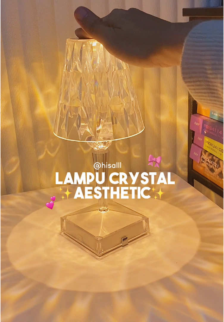 ini nih yg bikin suasana kamar jadi lebih lebih aesthetic  #lampuaesthetic #lampucrystal #lampucrystalmeja #jagoanvideotrending #longervideo #lampuaesthetic 