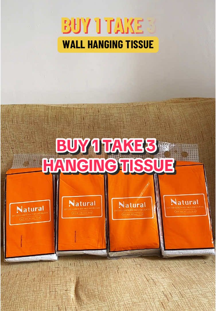 Taray ni seller naka buy 1 take 3 na ang dating dalawa lang ✨😍 ang mura na sulit na sulit pa sa dami 🥰 #naturaltissue #buy1take3tissuebundle #tissuepaper #wallhangingtissue #fypage 