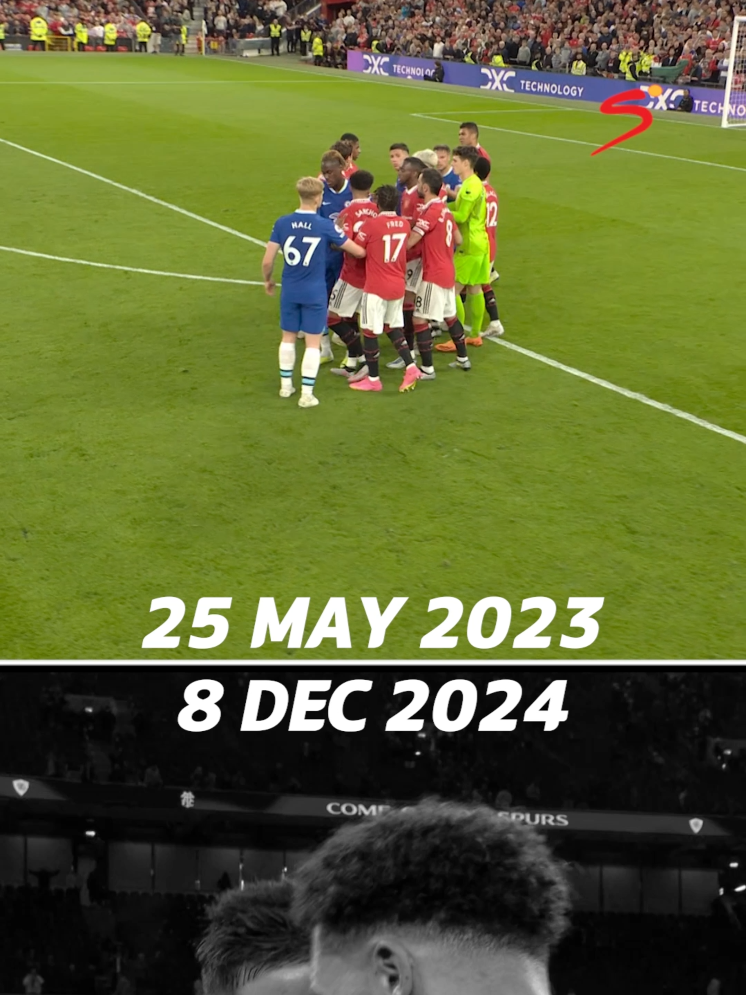 The difference a year makes ♥️ #JadonSancho #EnzoFernandez #SportsOnTikTok #SSPremierLeague