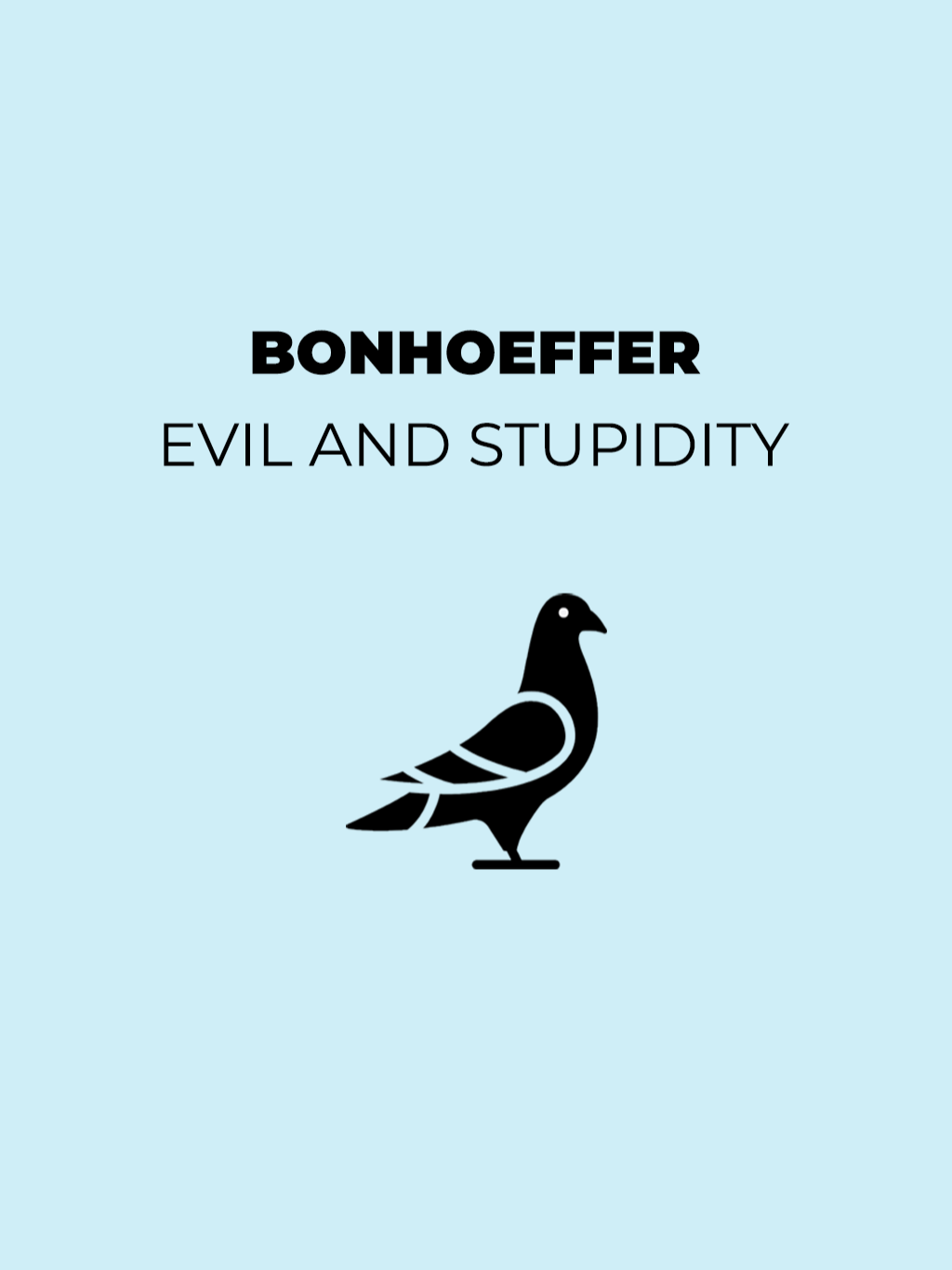 It said that debating an idiot is like playing #chess with a pigeon. They'll knock over the pieces, they'll crap on the board, and they'll fly back to their flock and claim victory. It's funny and insightful, but according to the theologian Dietrich Bonhoeffer, it's also deeply worrying. Because for #Bonhoeffer stupidity is far more concerning than evil.  There are evil people in life. There are murderers, cheaters, and liars. But they are not the greatest threat. Because once something is known to be evil, the good of the world can rally to defend and fight against it. When we know somebody is bad, we know how to take a stand. And so, as Bonhoeffer put it, ‘evil always carries within itself the germ of its own subversion.’  Stupidity, though, is a different problem, and we cannot so easily fight it for two reasons. The first is that we are much more tolerant of it as a society. We do not take stupidity that seriously. We do not attack somebody for not knowing a thing. The second reason is that the stupid person is a slippery one. Like a pigeon playing chess, they are not open to either #reason or debate.  And so, for Bonhoeffer, stupidity is far more dangerous because it is a weapon that evil people can often use. Because evil people find it hard to take power themselves, they will need stupid people to do their work for them. A stupid person can be guided, steered and manipulated to do any number of things. And history teaches us that #stupidity does not mean you cannot be powerful.  #Evil is a puppet master, and it loves nothing so much as a powerful idiot. #philosophy #theologian #intelligence