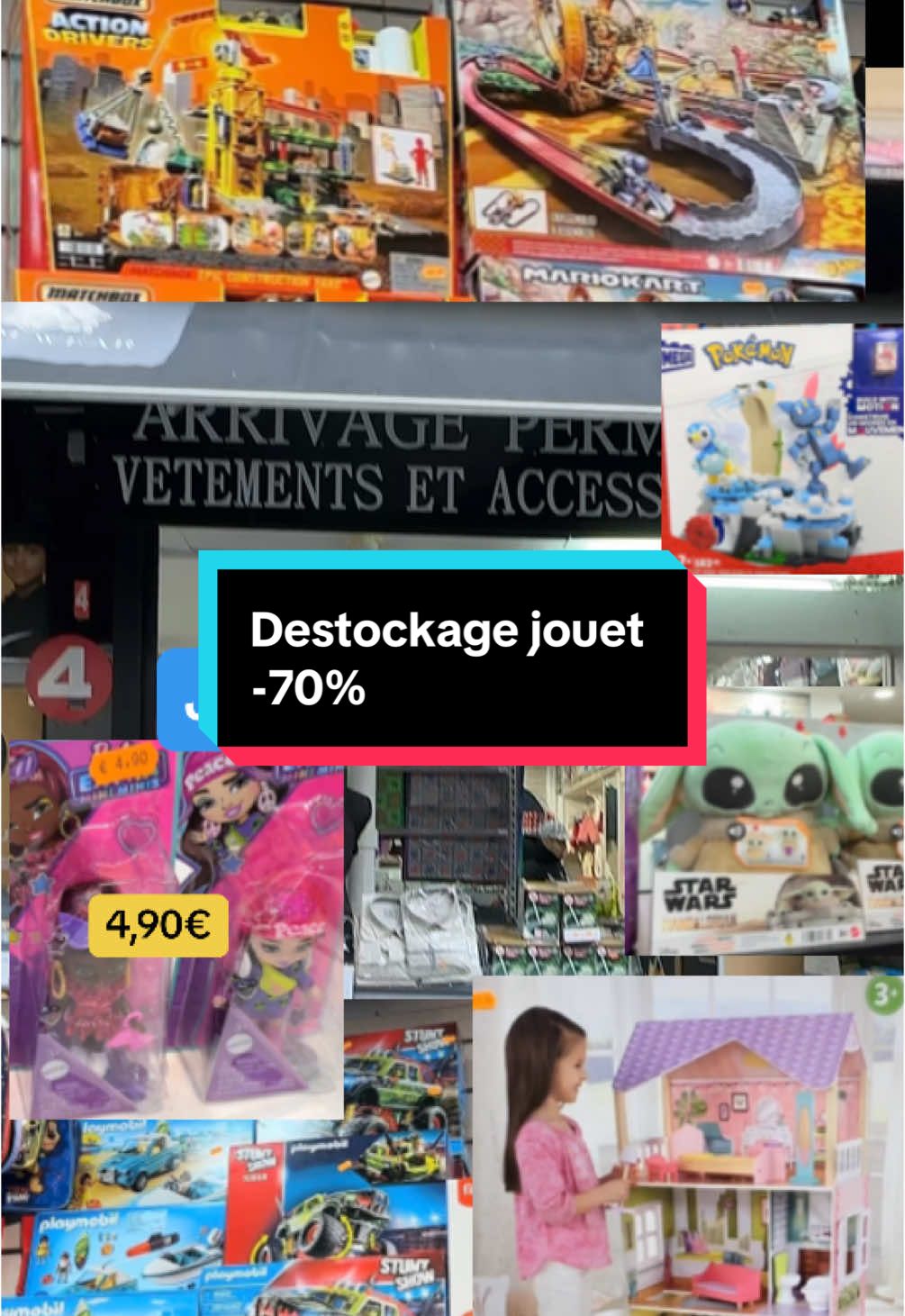 #pourtoi #jouet #barbie #pokemon #destockage 