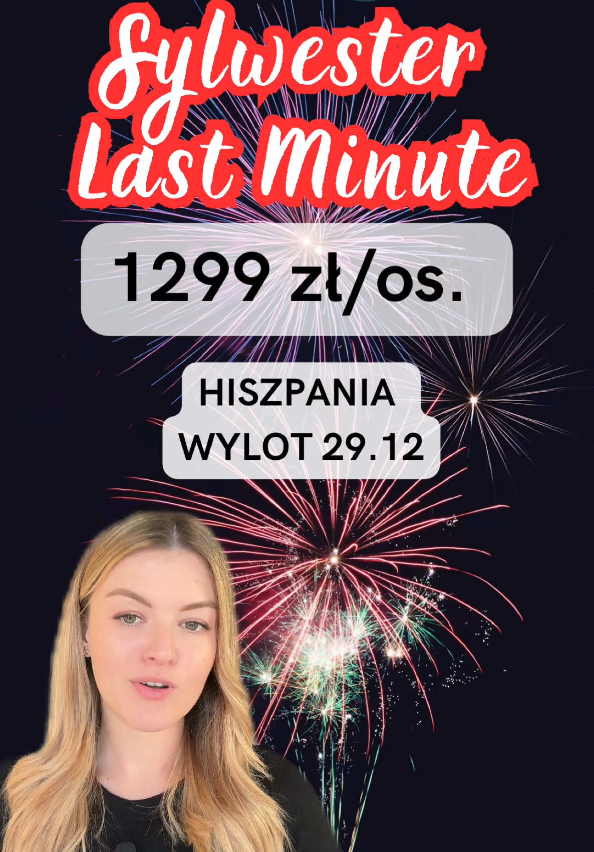 Nadal bez planów na Sylwestra? Zbieraj ekipę i leć do Hiszpanii!🫡 Już taniej nie będzie, do ceny dolicz koszt usługi! #hiszpania #sylwester #lastminute 