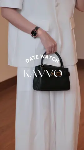 Đồng hồ @Kavvo Vietnam vừa ra mắt em Kavvo Date này xinh lắm luôn 🥳 mấy bà iu thích đơn giản & cổ điển, thanh lịch thì tự tưởng em nó thoiiiii 🫶🏻 #Stylish #smartwatch #Kavvo #KavvoDate #fyp #viral #xuhuong #elegantstyle #workwearstyle 