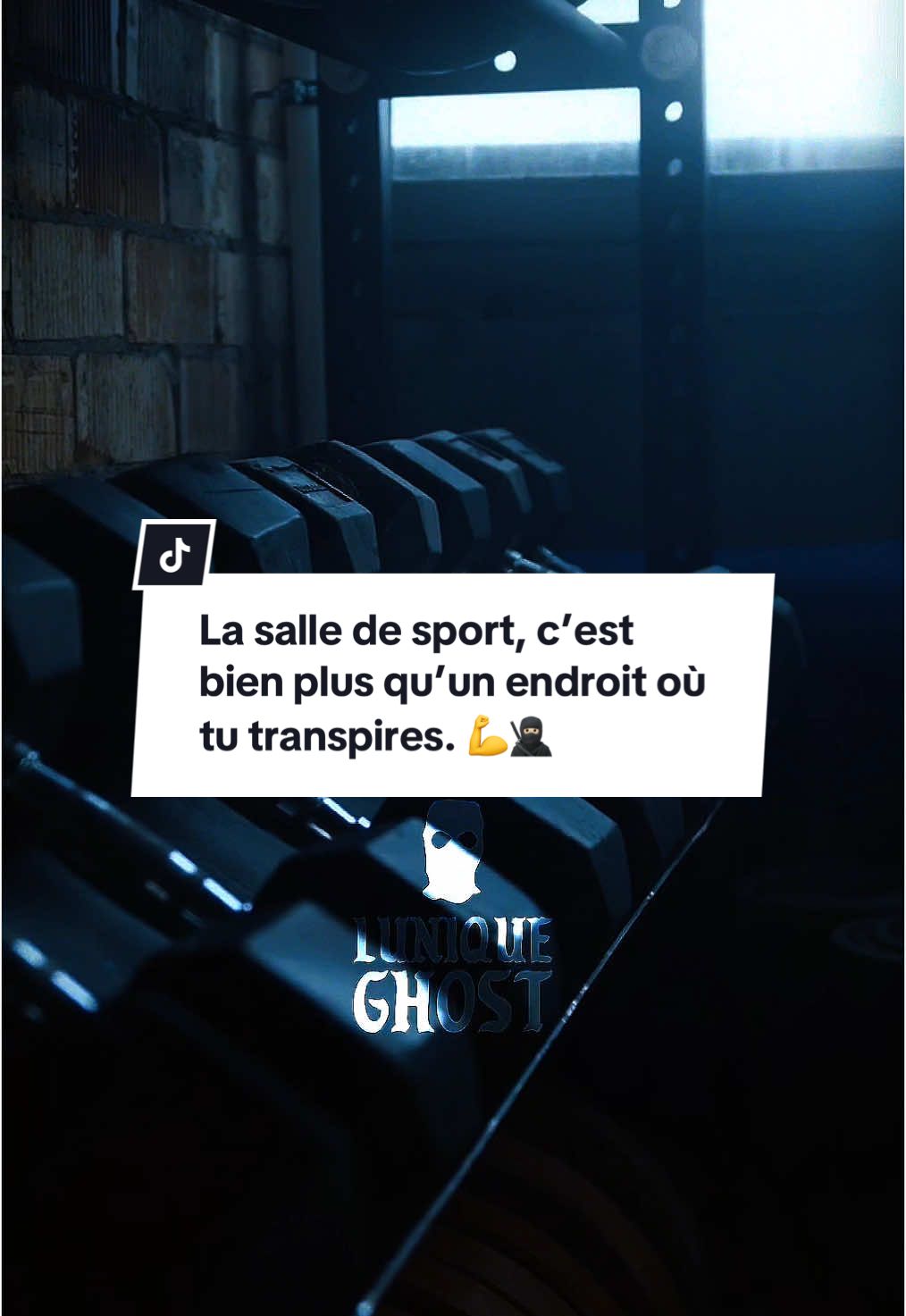 La salle de sport, c’est bien plus qu’un endroit où tu transpires. C’est ton temple, ton espace pour devenir la meilleure version de toi-même.💪🥷🏻 #luniqueghost #sport #musculation #motivation #mindset 