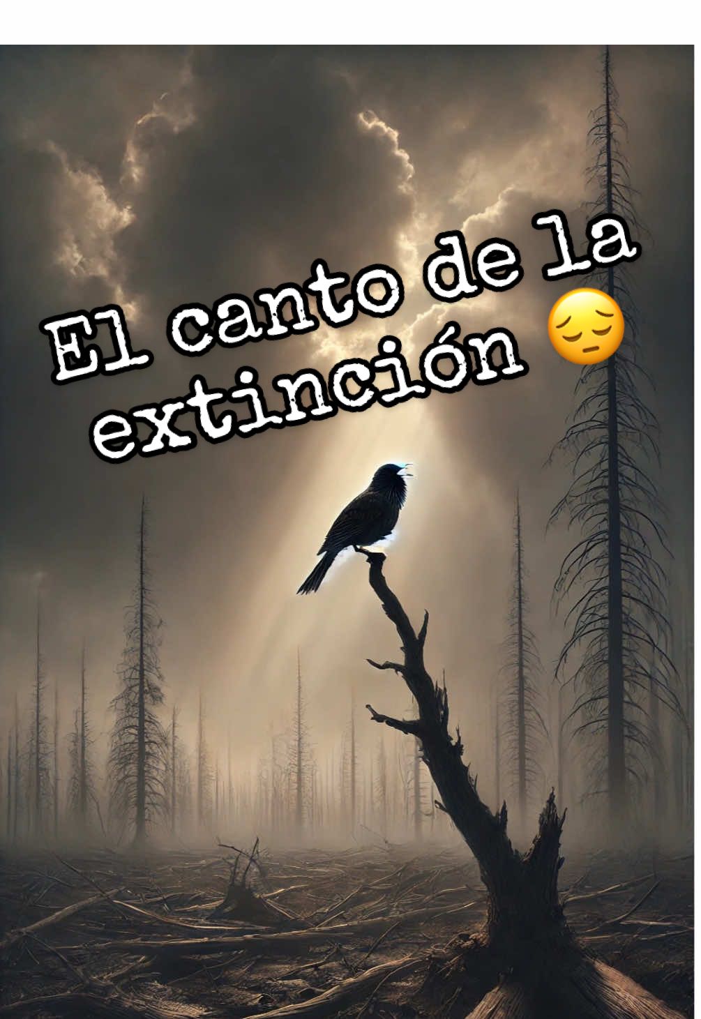 El canto de la extinción 😔 #canto #extincion #aves #hawaii #misterio #triste #melancolia #miedo #terror #especies 