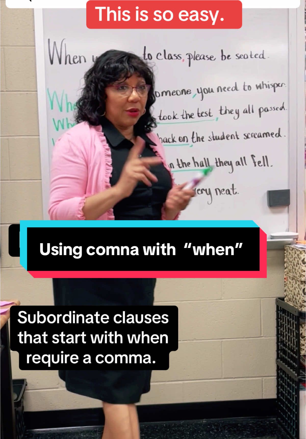 Starting a #sentence with the word when often requires a comma to separate the introductory #subordinateclause from the main clause. This quick lesson will explain how subordinate conjunctions like when create dependent clauses that cannot stand alone and why a comma is needed when the clause comes at the beginning of a sentence. Perfect for writers at all levels, this tip will sharpen your #sentencestructure skills and make your writing clearer and more professional. #when #commas  #GrammarTips #SentenceStructure #CommaRules #commause #SubordinateConjunctions #WritingSkills #EnglishGrammar #ESLtips #GrammarForWriters #BetterWriting #WritingIdeas #CompositionWriting #helpwithwriting #improvewriting #writingcomp #EnglishWordsForEssay #writingtips  #WritingVocabulary