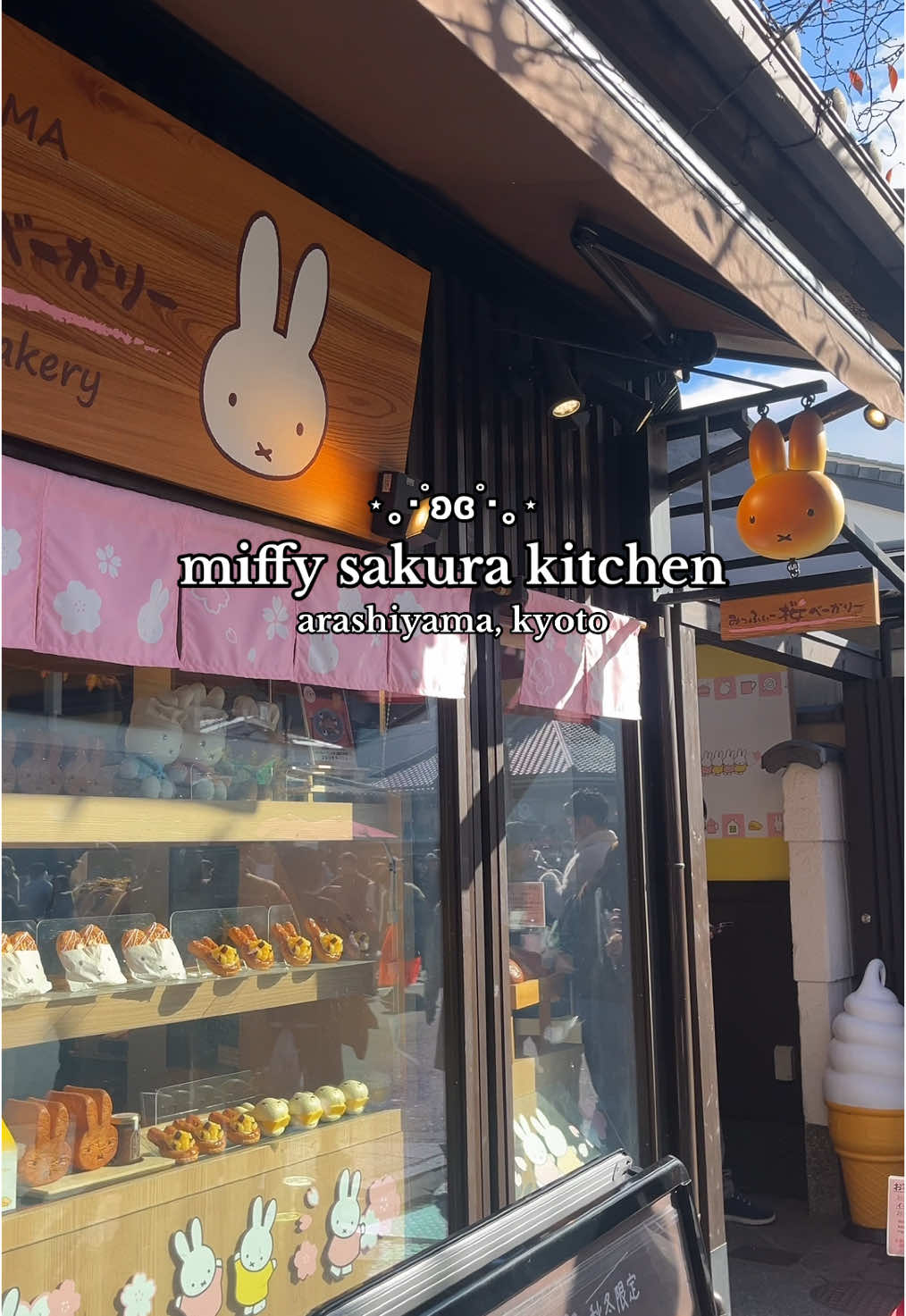 the temptation to buy everything here 🐰🥖 📍Japan, 〒616-8384 Kyoto, Ukyo Ward, Sagatenryuji Tsukurimichicho, 20 番 27 #miffy #miffyandfriends #miffystyle #miffybunny #miffybakery #miffysakurakitchen #miffycollection #miffybread #Japan #japantravel #japanfood #japantrip #kyoto #kyotojapan #kyototravel #kyototravel #arashiyama #arashiyama_kyoto #fypシ゚ #fyp 