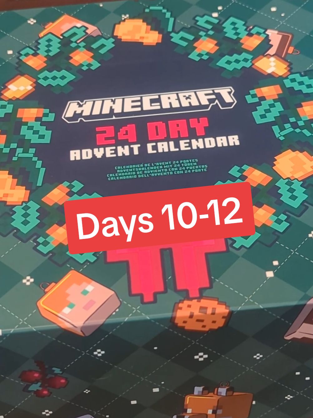 Replying to @sammi_nothing Minecraft Advent Calendar Days 10-12! I hope the loot starts getting good soon 😭 #Minecraft #adventcalendar #easyastry 