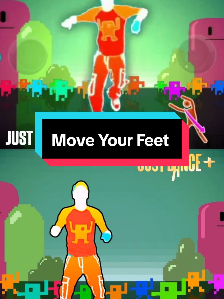 Just Dance Comparison - Move Your Feet by Junior Senior - Just Dance 2 x Just Dance Plus Remake #moveyourfeet #juniorsenior #justdance #comparison 