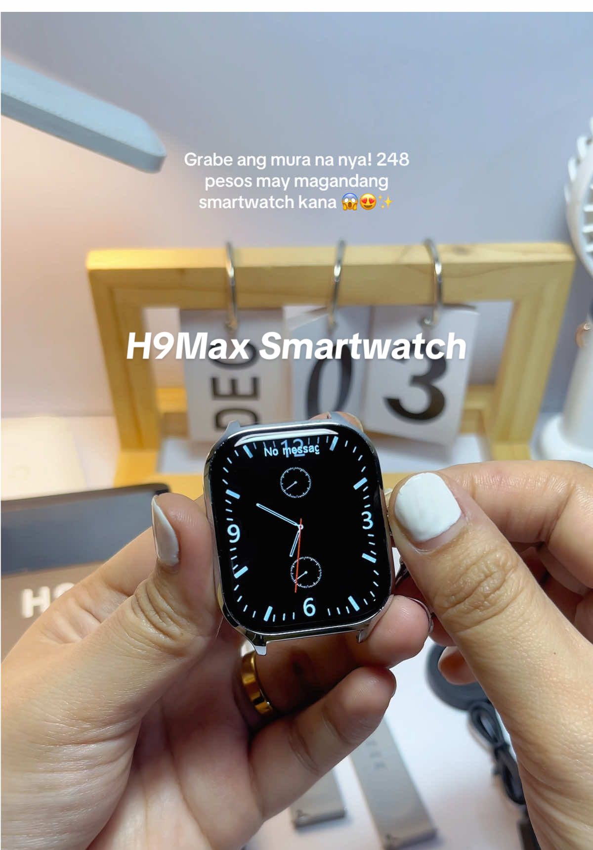 H9MAX Smartwatch 😍 #smartwatch #affordablesmartwatch #h9maxsmartwatch #fyp 