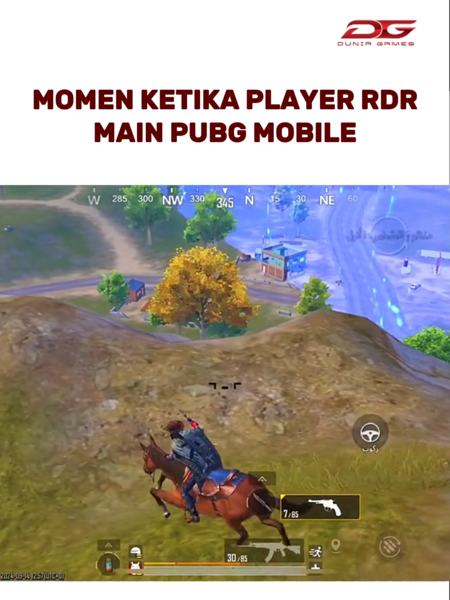 Sangat mendalami sekali koboy satu ini Source tiktok @salmano.96 #DGWIB #duniagames #Telkomsel #duniagamesesports #duniagamesmeme #pubgmobile #GamingOnTikTok