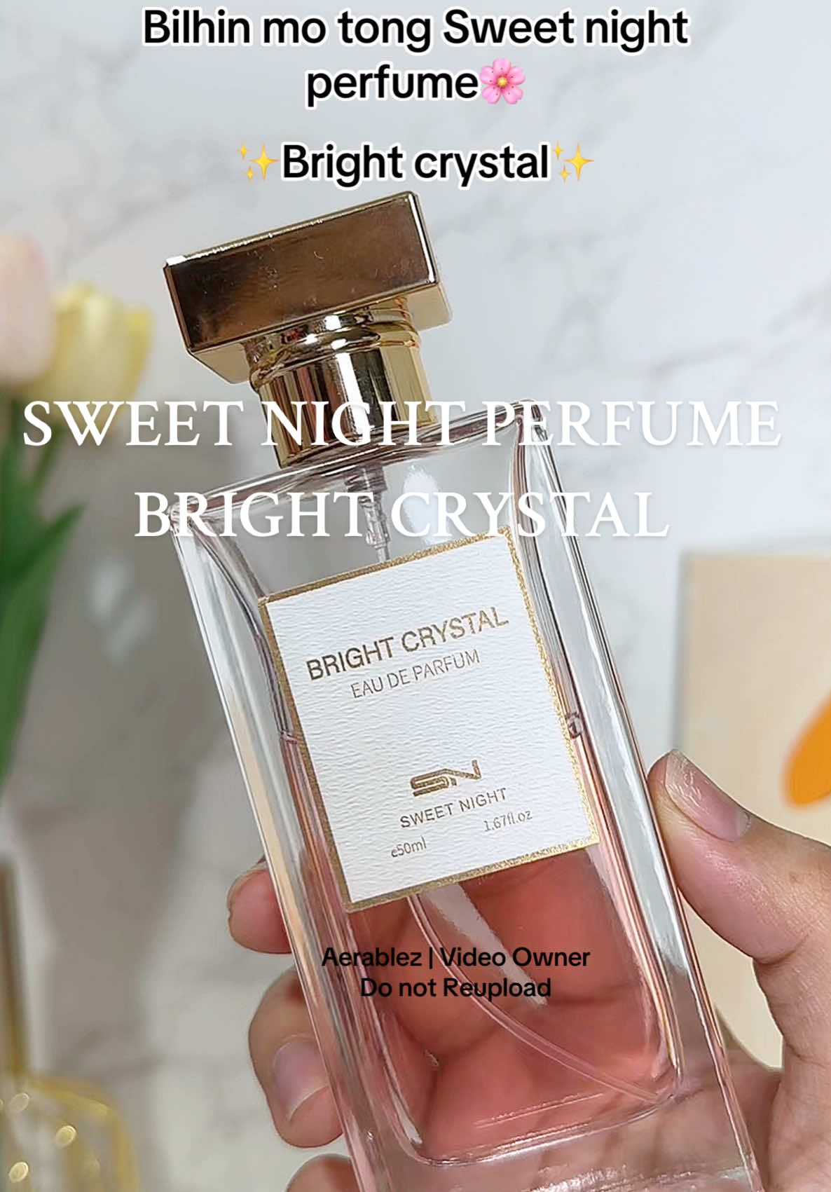 Sweet night perfume Bright crystal  #sweetnight #perfume #perfumerecommendations #limitededtion #sweetnightperfume #perfumes 