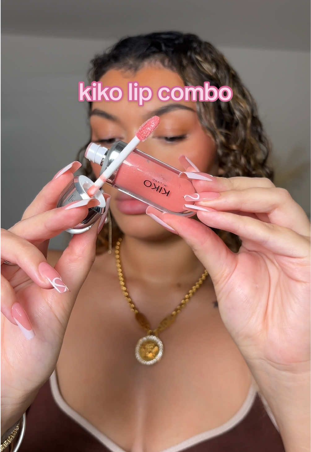 i didn’t realise this lip liner pulls a little purple on me but the lip combo is still pretty and pinky 🎀💕🌸 @KIKO Milano  #kiko #kikomilano #kikogloss #kikolipgloss #3dhydralipgloss  #lipglossswatch #lipswatch #glossylips #pinklipgloss #lipcombo #liptutorial #makeup #lipliner 