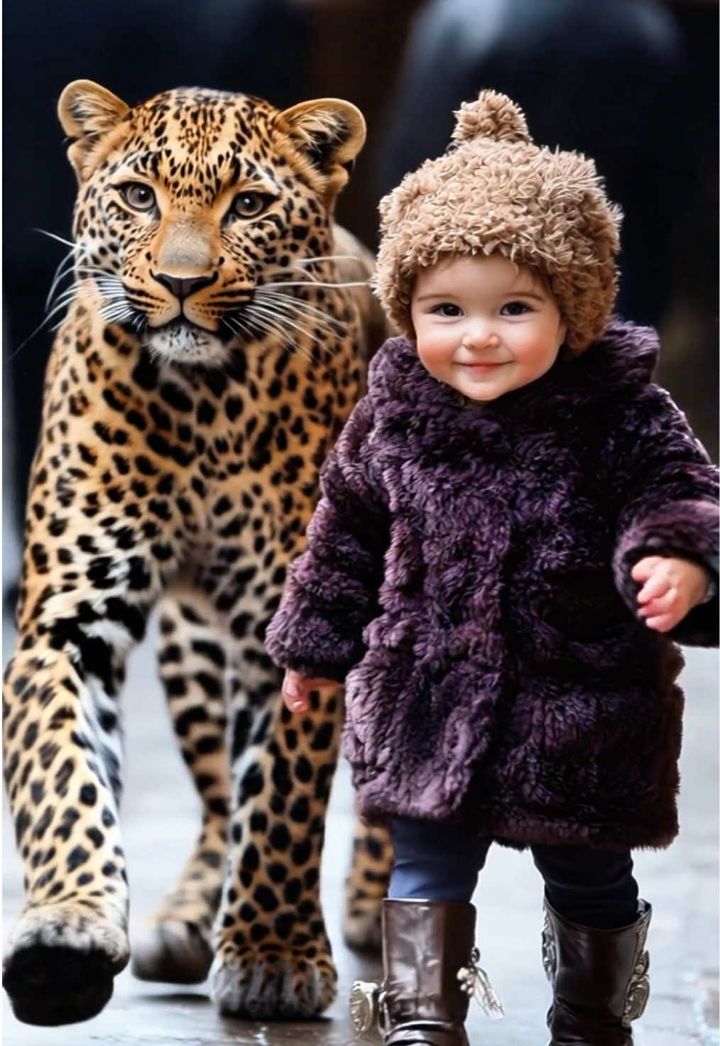 Little Stars on the Runway 🐆🐯 #baby #cutebaby #babyvideos #babydance #babyshorts #AI #Runway #fyp #viral #kawaii #BabyFashionShow #ForYou #bebe