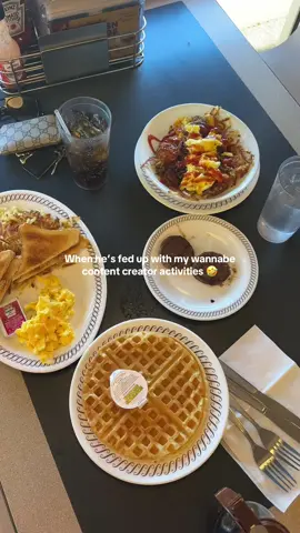 He just wants to eat his food 🤣💀