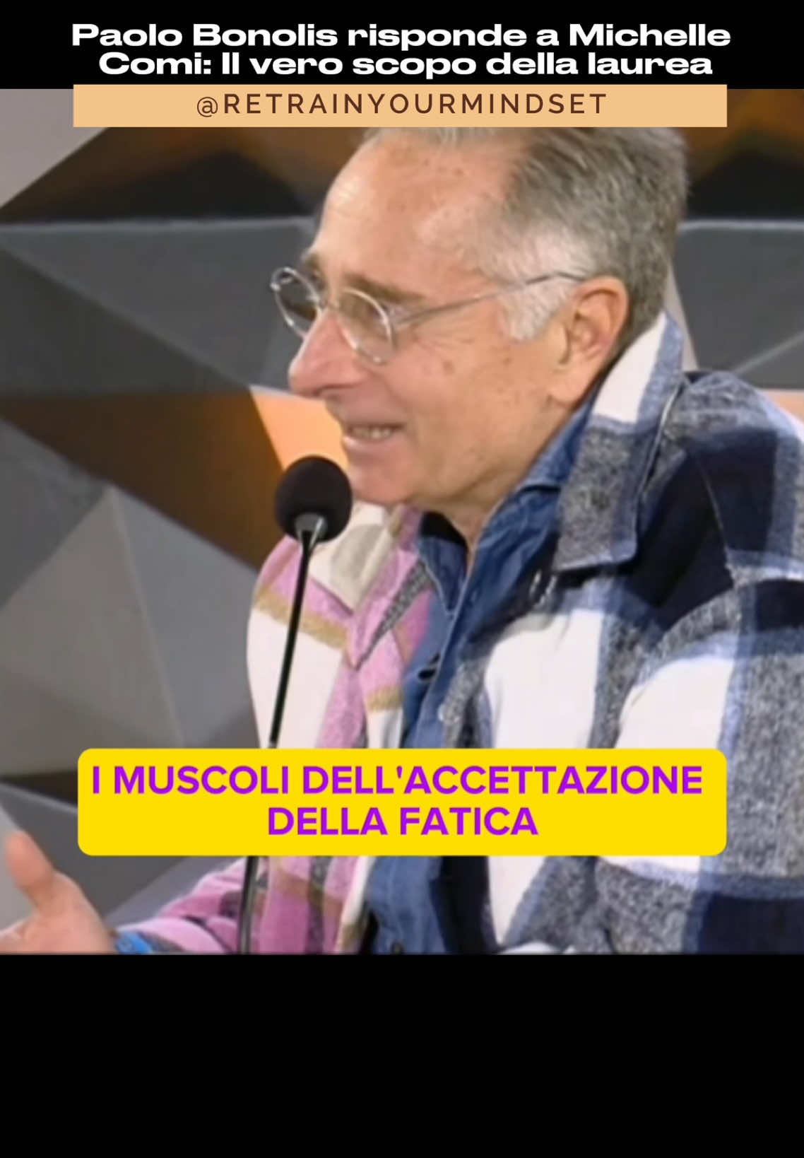 Paolo Bonolis risponde a Michelle Comi: Il vero scopo della laurea! #PaoloBonolis #MichelleComi #Laurea #Educazione