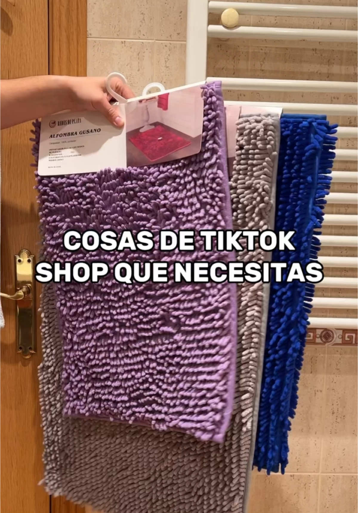 - alfombra de gusanos - 🛁 💦 #baño #tiktokmademebuyit #lifehacks #alfombra #hogar #bathroom 