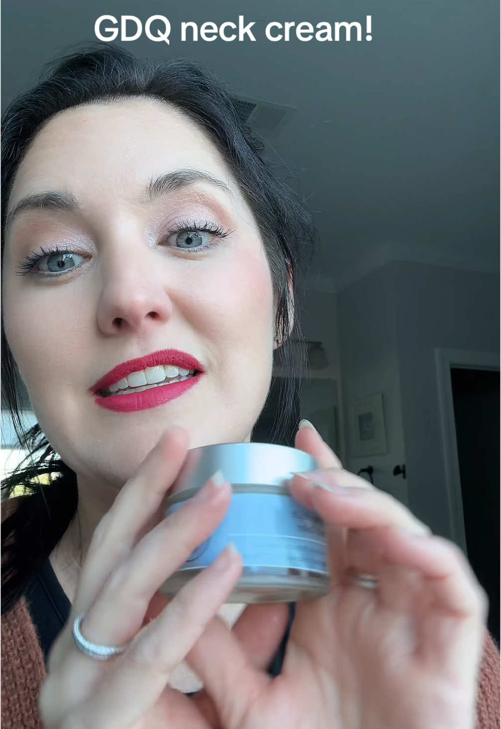 Skincare routines matter and now iust for your face but you neck and chest too! Try this affordable neck cream and thank me later. Also smear it on your hands because it feels like butter on your skin! #gdq #neckcream #skincareroutine 