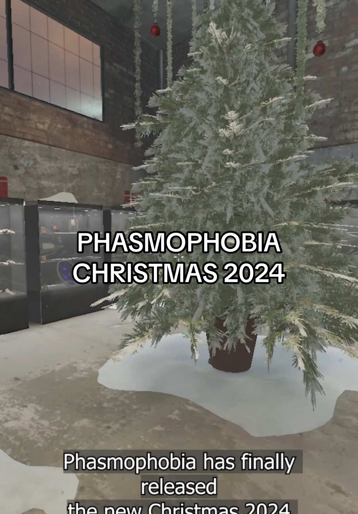 Christmas 2024 Event in Phasmophobia!👻🎄 #Phasmophobia #ghosthunting #update 