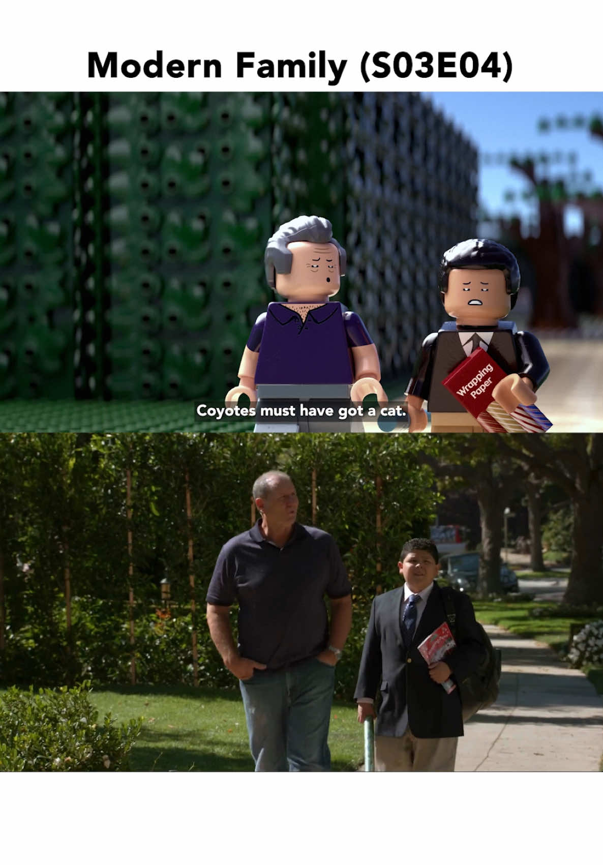 Replying to @aalberto23 I made an error in color correction with Manny originally. It’s fixed now. I’m sure I’ll never hear the end of it. Creating content for the internet is fun 🫠 #modernfamily #lego #animation #blender 