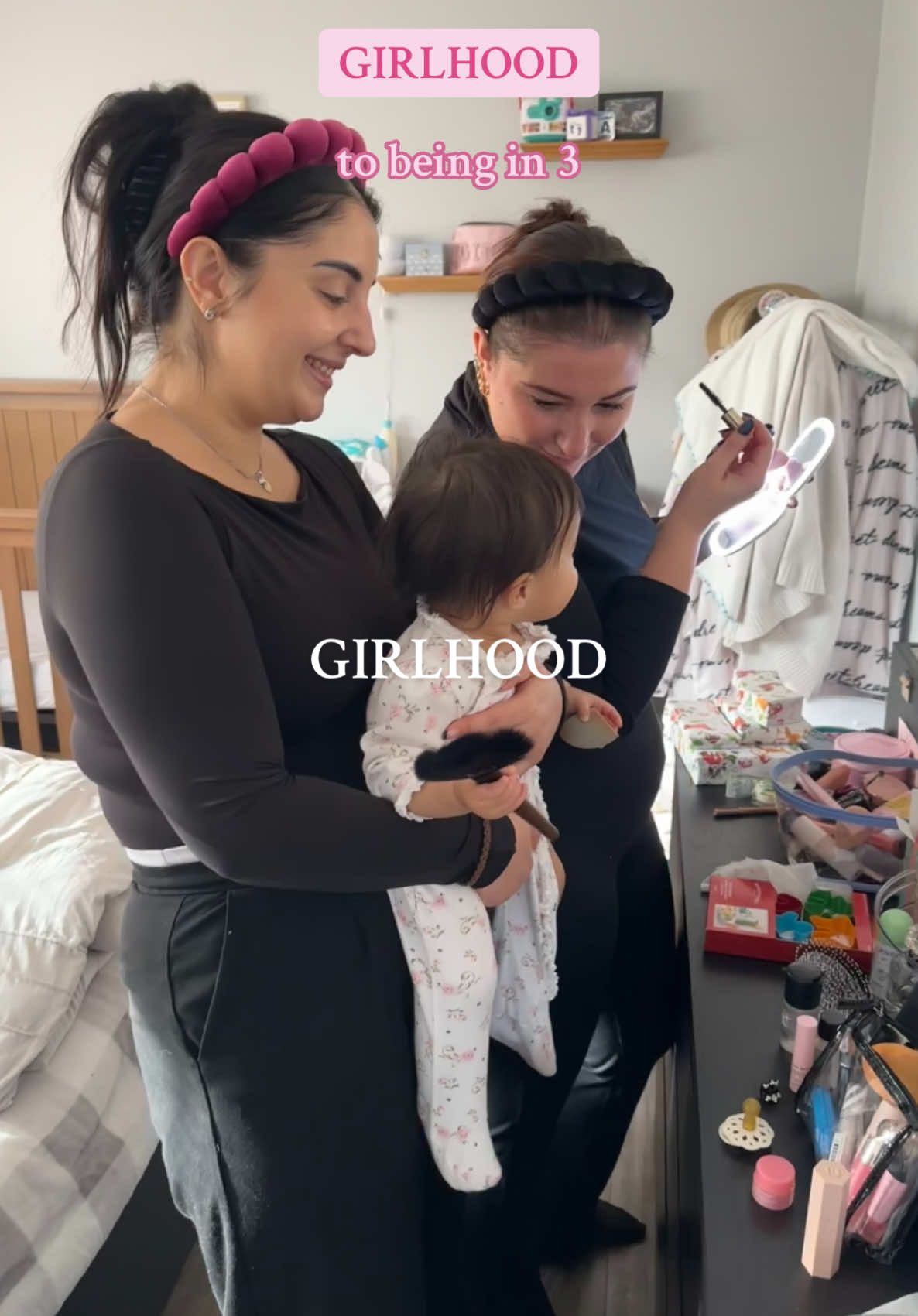 @Mimi🎀 This trend but a little different. From sister to best friend to be able to share girlhood with a new little one 🥹💕🎀 #girlhood #sisters #Love #sistergoals 