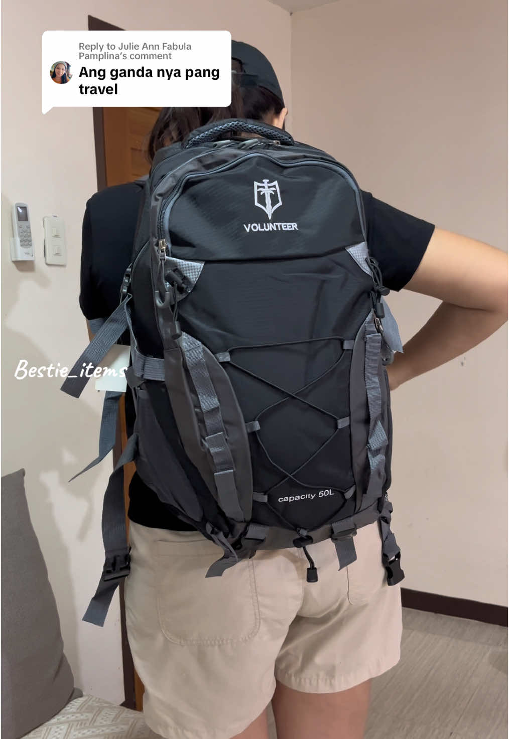 Replying to @Julie Ann Fabula Pamplina Your go-to 50L travel bag #fyp #backpack #travelbag #travelgear #travelessentials #travelgoals #adventureawaits #tiktokfindsph 