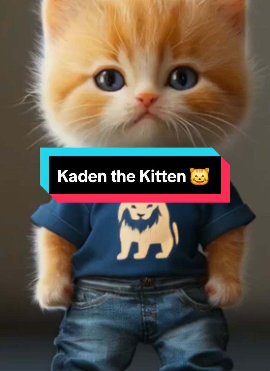 Kaden the Kitten here to brighten your day! #cat #catstory #kitten #tabbycat  #cute #cuddly #adorable #dance #happydance #ai #aiart #aivideo #short 