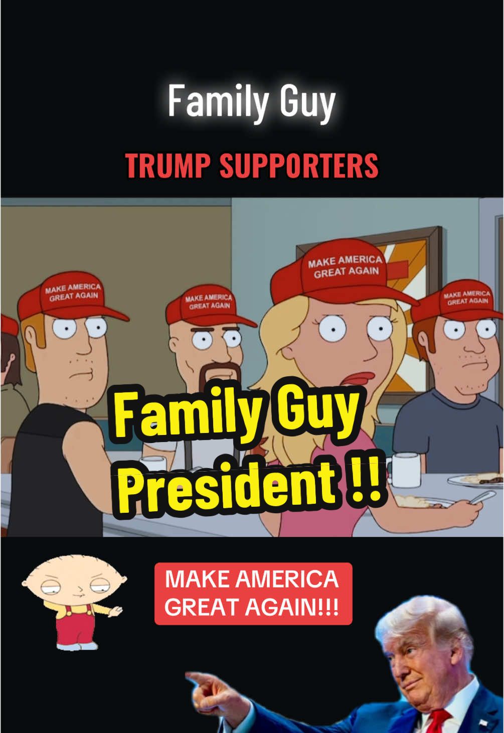 The Family Guy President Vs Peter Griffin‼️😳 D0NALD TRUMP 