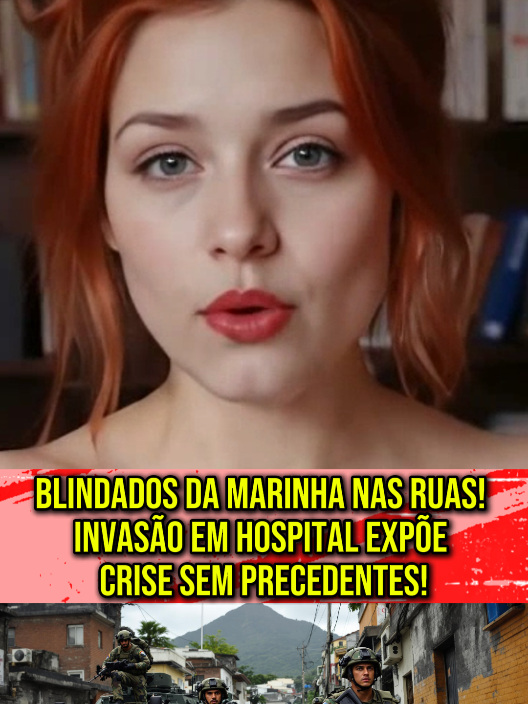 Blindados da Marinha nas ruas! Invasão em hospital expõe crise sem precedentes!