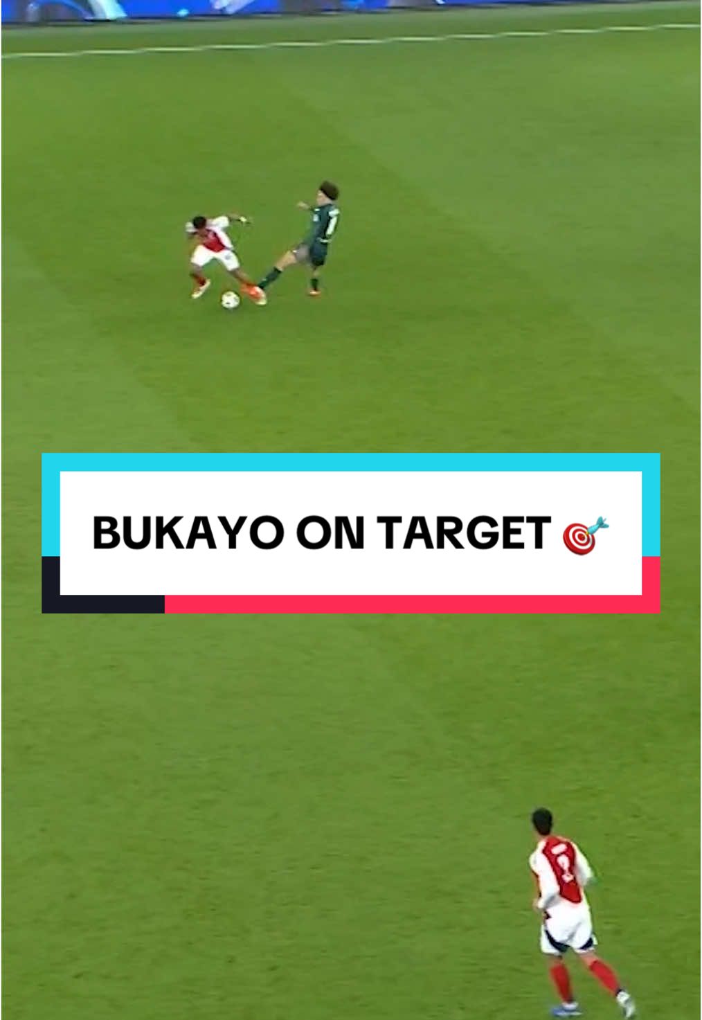 Myles’ composure. Jesus’ delivery. Saka’s finish. 😮‍💨 #arsenal #fyp #championsleague 