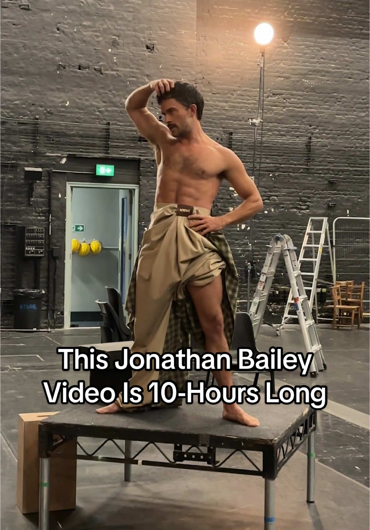 How many times have you watched #JonathanBailey's behind the scenes? Yes.