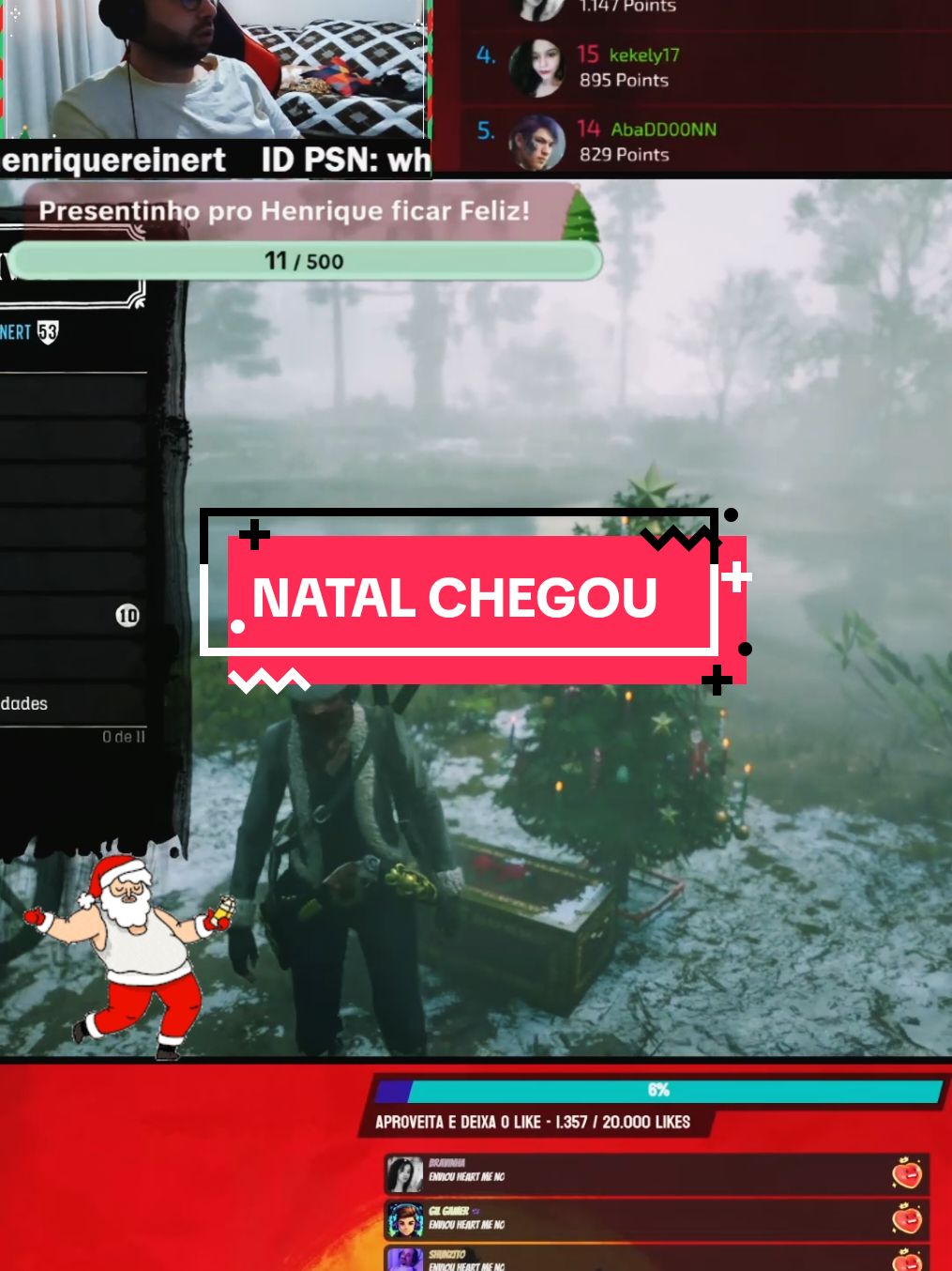 Desabafando com os players! 🥹🤣🫡🎮🕹🎧#reddeadredemption2 #reddeadonline #jogosemcasa #games #playstation #natal #live #ps5 #gamesnotiktok 