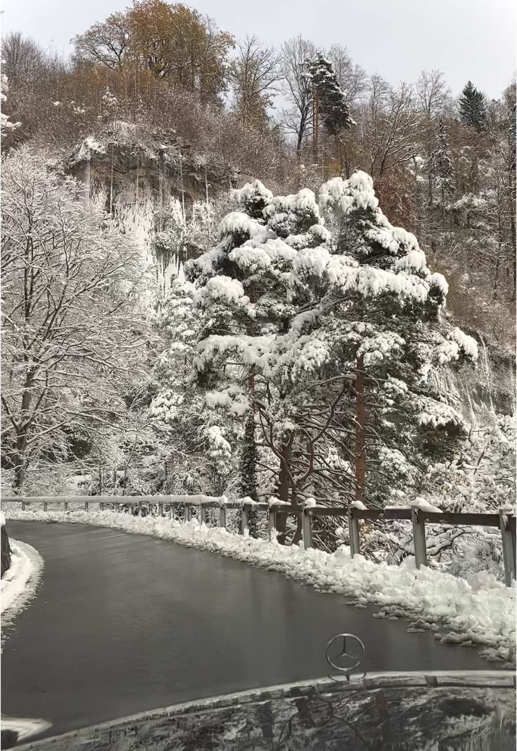 #wintervibes #wintertime #magic #magicmoment #natur #nature #naturevibes #road #roadtrip #ontheroad #snow #fairytail 