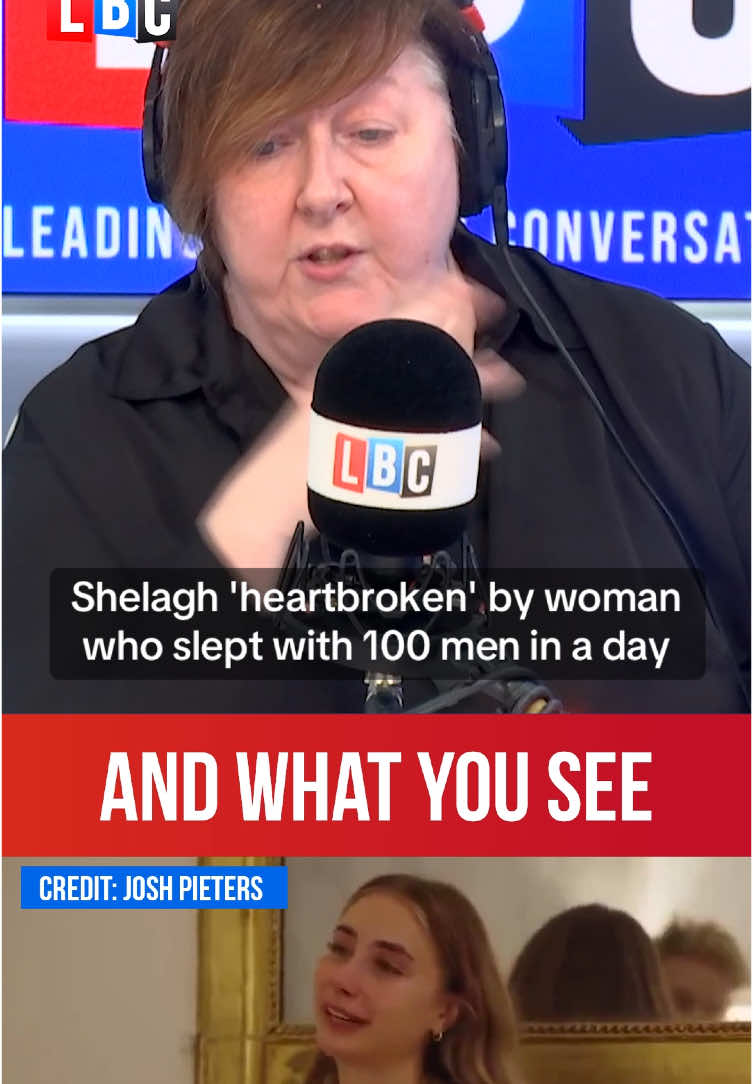 After Lily Phillips opened up about her decision to sleep with 100 men in a single day, Shelagh Fogarty says it 'breaks her heart' to see her reduced to tears. #lbc #lilyphillips #joshpieters #documentary #uknews #news