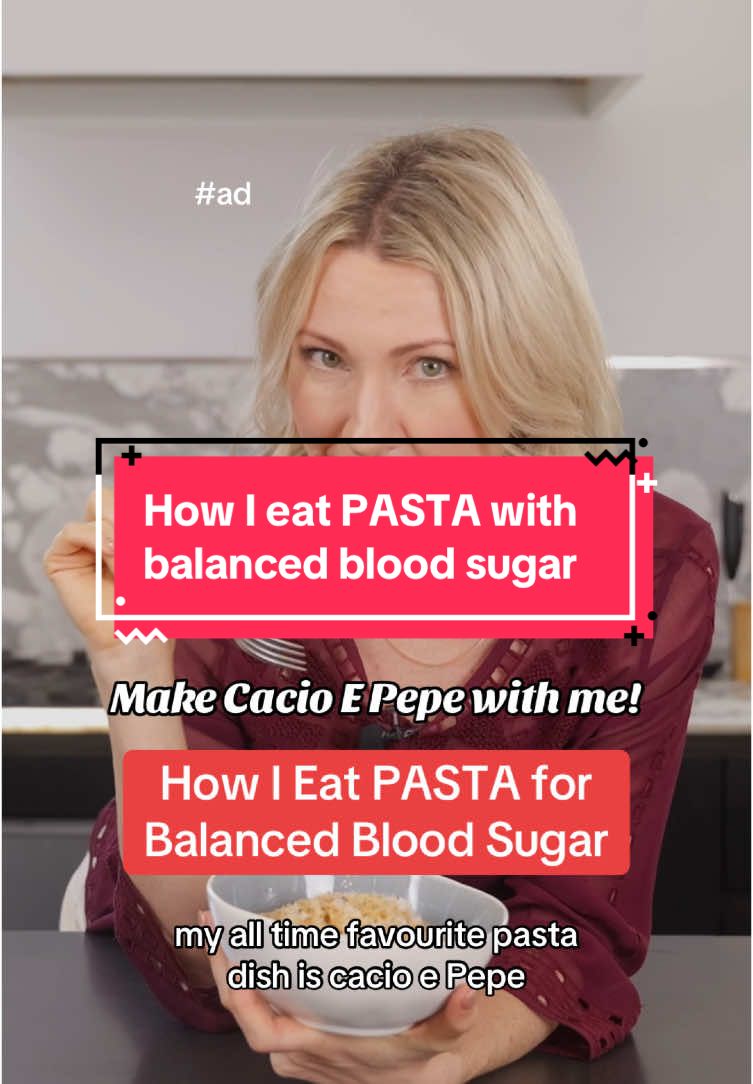 A few months ago I responded unprompted to the absolutely asinine fear mongering around glyphosate levels in Banza as reported by conspiracy wielding group Moms Across America (#ad). If you recall, I pointed out that you would have to consume hundreds of bowls of pasta every single day to even begin to see any ill effects, and you’d likely explode from the fiber alone long before you got anywhere close. So I’ve always been a Banza Stan and was so thrilled when they reached out to Partner on this…
 
 Who says you can’t enjoy a big, cozy bowl of pasta and feel amazing after? 🤷‍♀️ Cacio e pepe is my forever fave—simple, classic, and absolutely delicious. But let’s face it: it’s not exactly packed with protein or fiber which generally means I feel hungry again soon after. That’s where my pantry hero comes in: chickpea pasta. 💛
 
 Not only does it keep that creamy, cheesy vibe intact, but it also brings the goods with protein and fiber to keep me energized and satisfied. My top pick? @Banza🍕🍝🫘 It’s got 50% more protein and 3x the fiber of wheat pasta, meaning I can enjoy my cacio e pepe cravings without turning it into a 