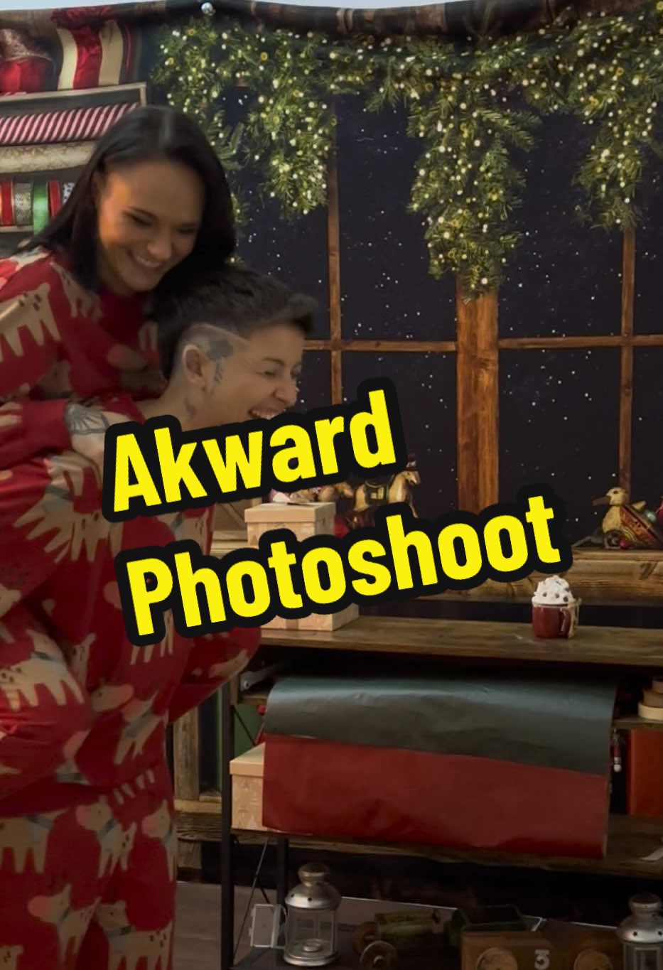 We asked for a few akward photos at our family photoshoot 😂 #couples #funny #joke #photoshoot #jcpennyportraits 