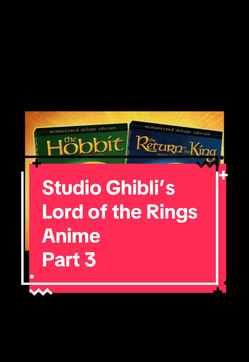 Studio Ghibli’s Lord of the Rings Anime Part 3 #studioghibli #anime #animetiktok #animeedit #christmas #rankinbass #waroftherohirrim #tolkientok 