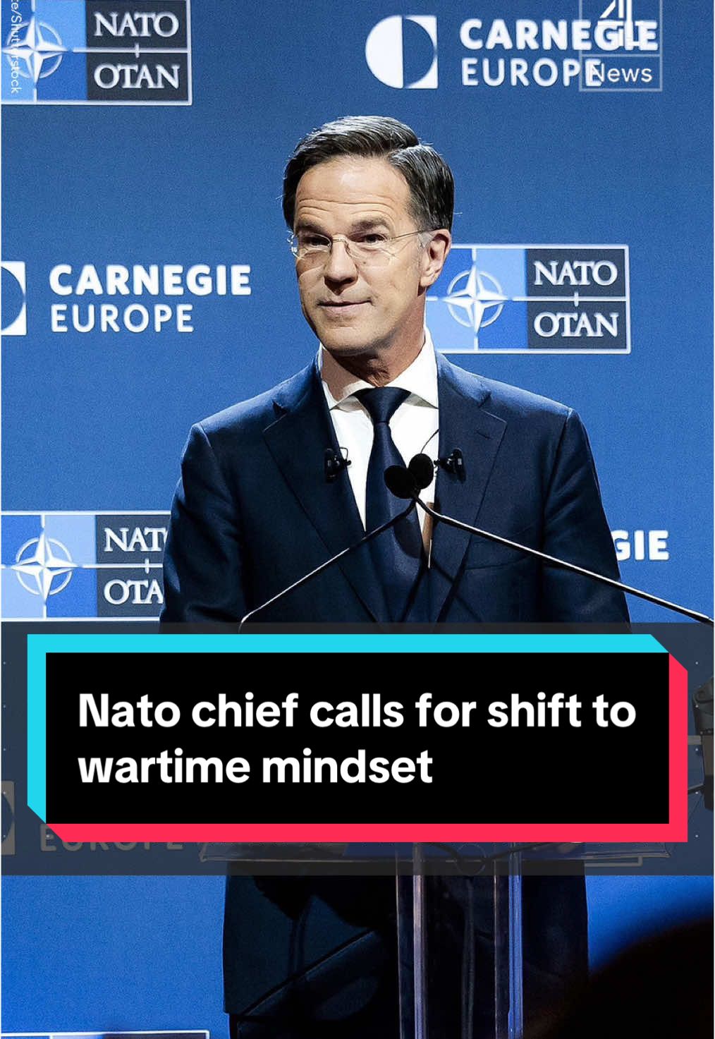 The head of Nato Mark Rutte has called for members to shift to a wartime mindset and increase defence spending against threats from Russia. #Russia #Nato #MarkRutte #War #Defence #C4News #Channel4News