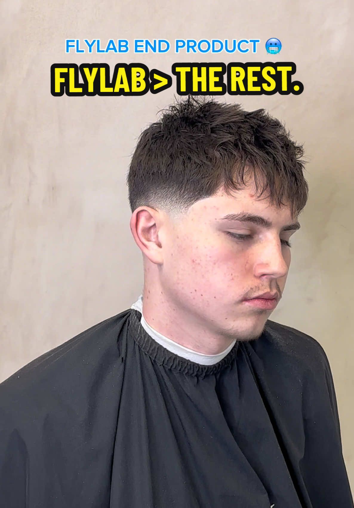 FLYLAB END PRODUCT 🥶💎 #haircut #barber #barbershop #type2 #type1 #croptop #dropfade 
